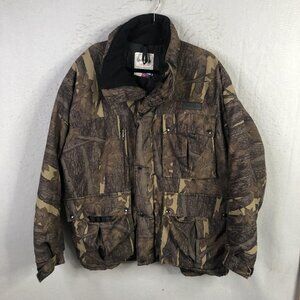 Gander Mountain Quiet+ Jacket Mens Extra Large Camo Hunting Insulated Made USA